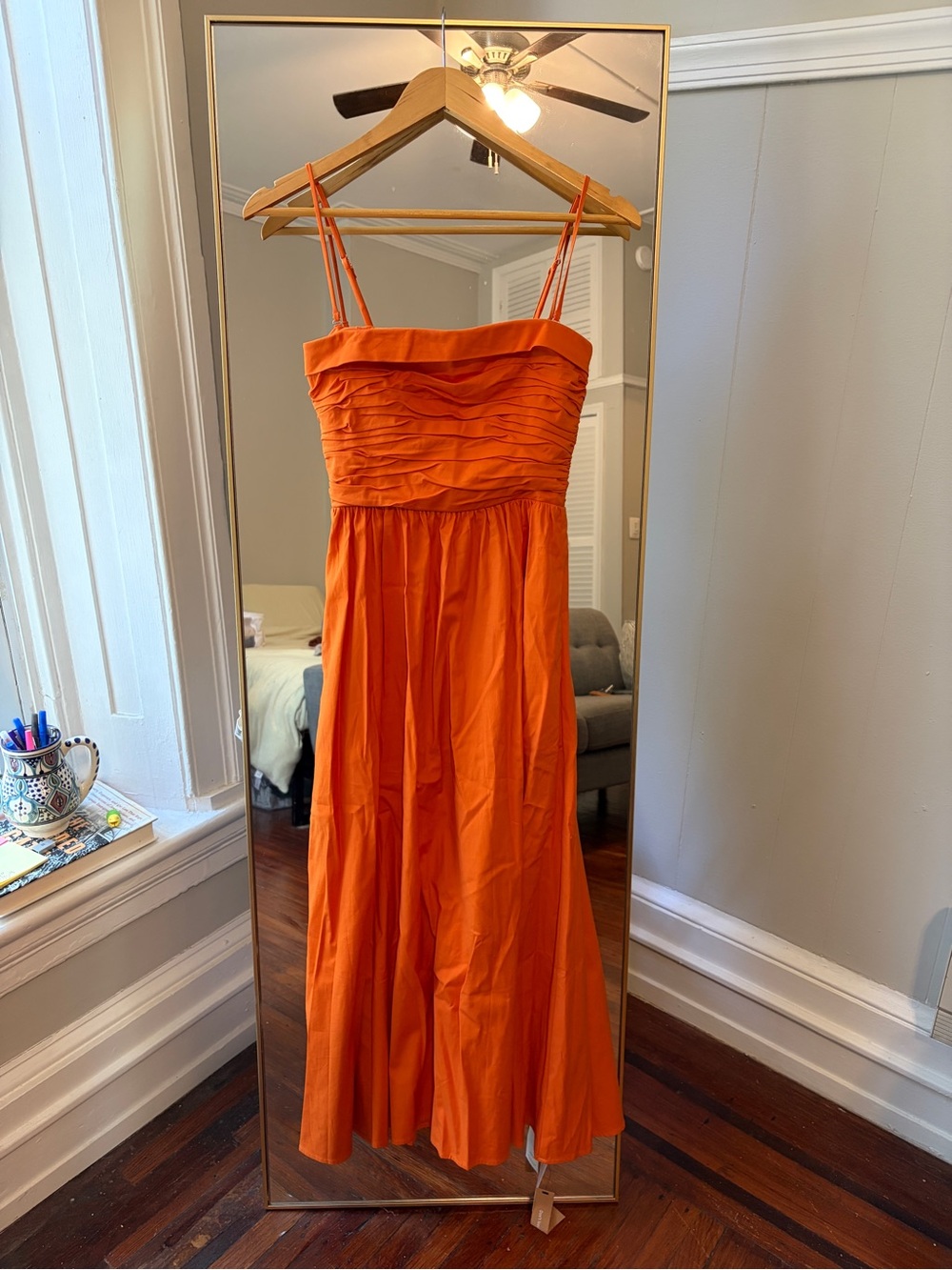 Reformation Lissa Midi Dress in Citrus